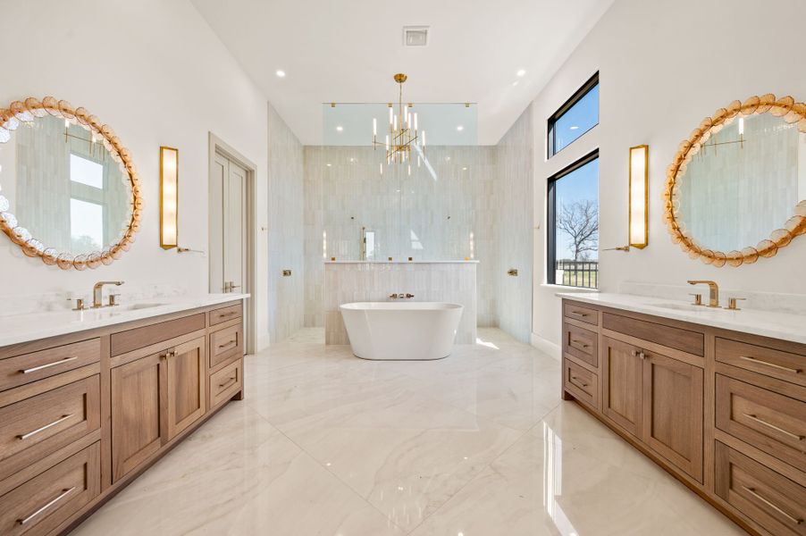 Furnished interior view inside a new home in Fleming Pointe, Fort Worth (Image 13).