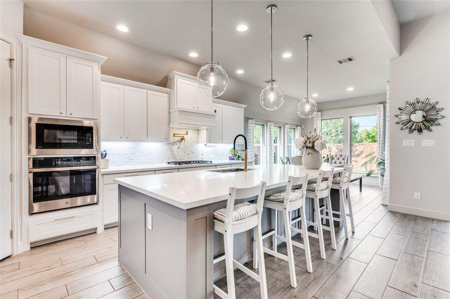 Furnished interior view inside a new home in , Haslet (Image 9).
