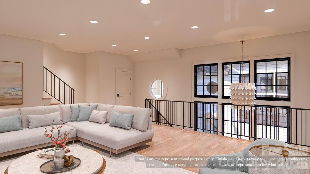 Furnished interior view inside a new home in , Charlotte (Image 12). Furnished interior view inside a new home in , Charlotte (Image 12).