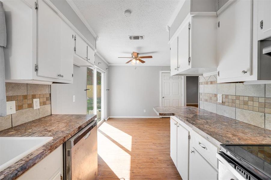 Furnished interior view inside a new home in , Blossom (Image 6). Furnished interior view inside a new home in , Blossom (Image 6).