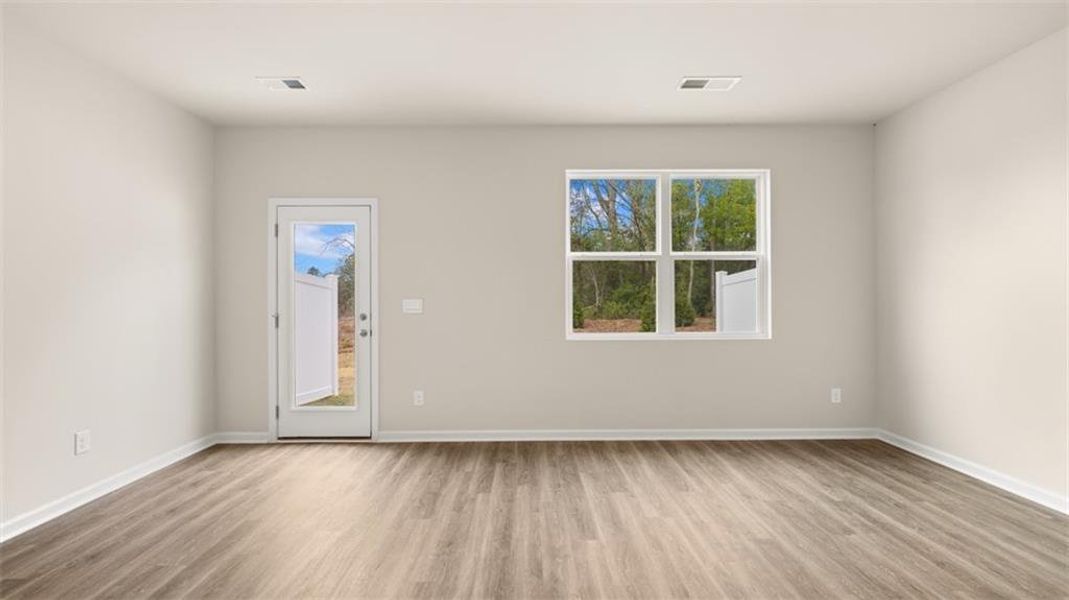 Spacious, unfurnished interior of a new home in The Gables at Agricultural Village, Perry (Image 16).