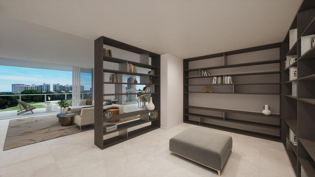 Furnished interior view inside a new home in , Boca Raton (Image 27). Furnished interior view inside a new home in , Boca Raton (Image 27).