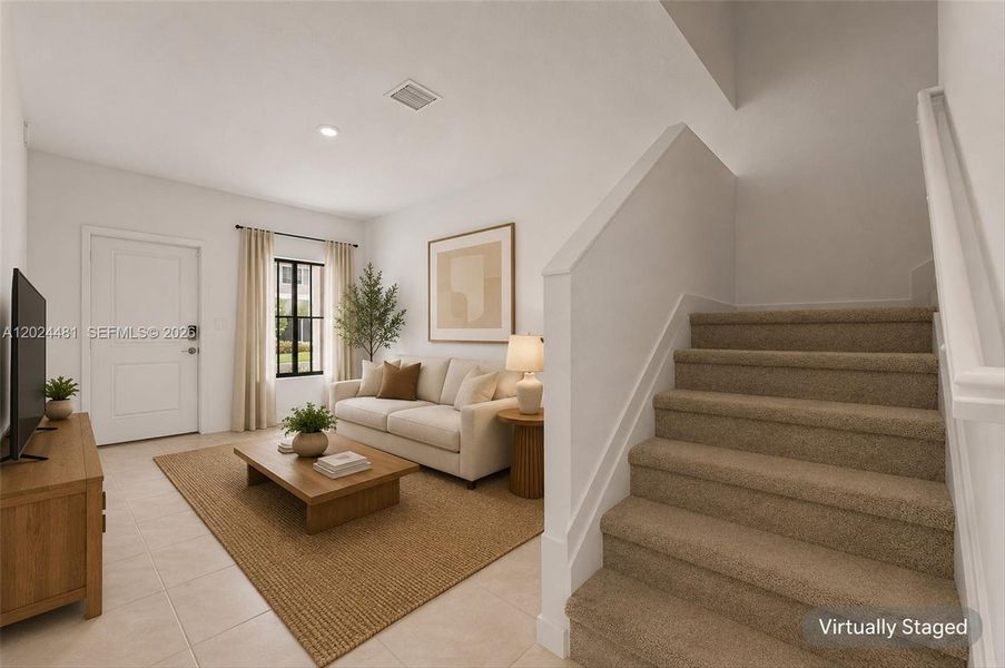 Furnished interior view inside a new home in , Lake Worth (Image 15). Furnished interior view inside a new home in , Lake Worth (Image 15).