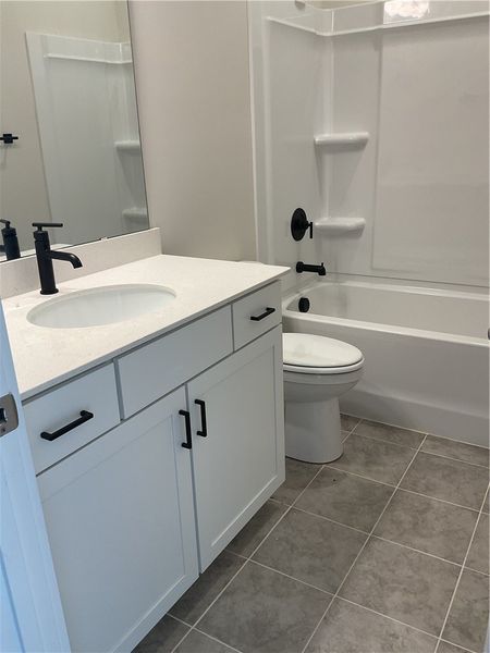 Bathroom upstairs with loft and bedroom