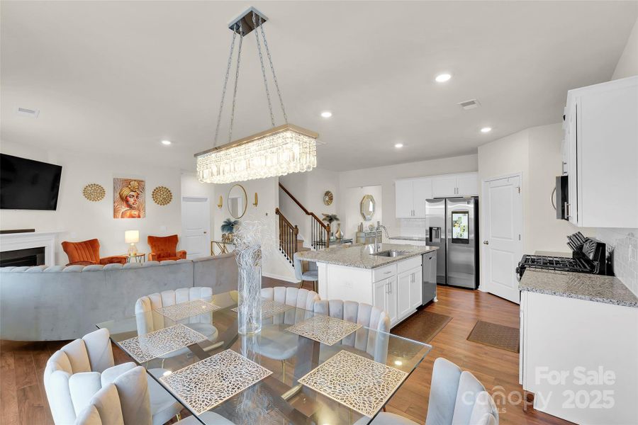 Furnished interior view inside a new home in , Simpsonville (Image 8).