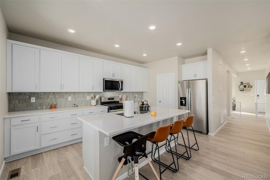 Furnished interior view inside a new home in , Peyton (Image 16).