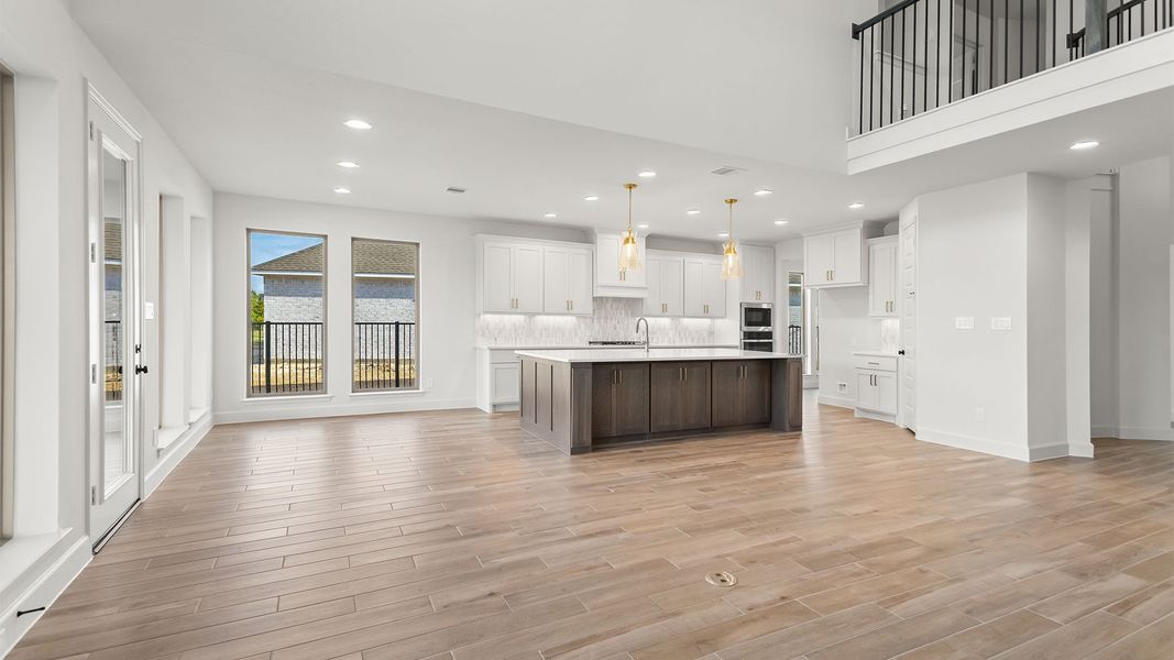 Furnished interior view inside a new home in Bridgeland, Cypress (Image 4).