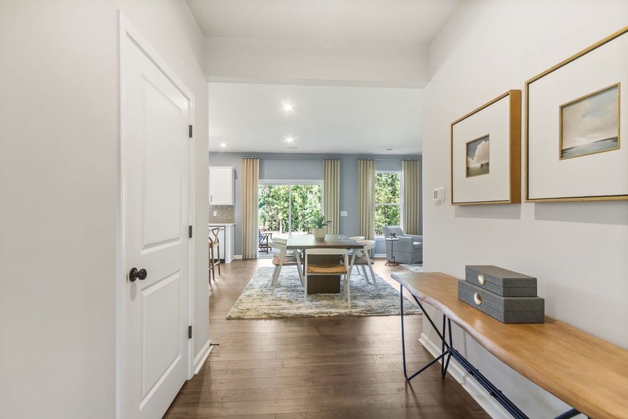 Furnished interior view inside a new home in Bridgeport Single Family Homes, Greenville (Image 14).