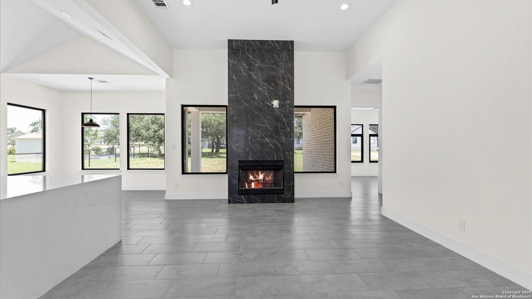 Furnished interior view inside a new home in , Blanco (Image 16).