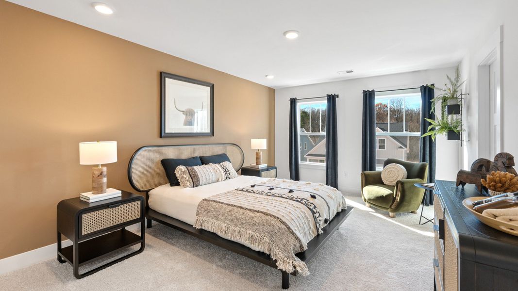 Representative furnished interior of a home built from the Drayton by DRB Homes in The Reserve at Livingston Park, Easley (Image 29).