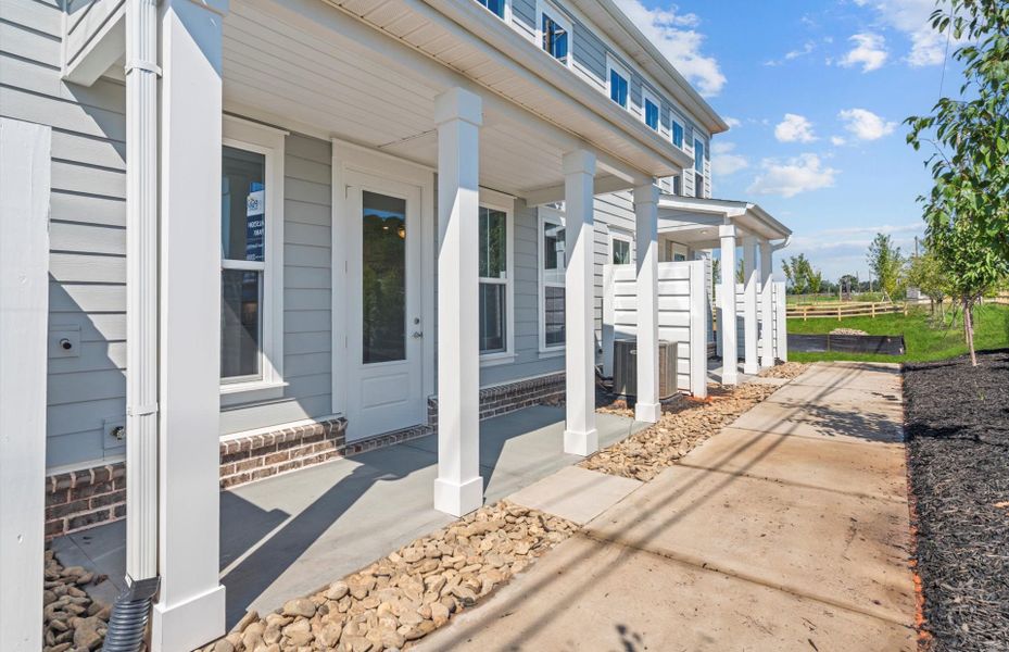 Exterior details and patio area of a home in Alston Park, Greenville (Image 3).