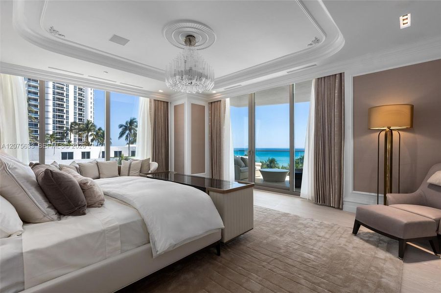 Furnished interior view inside a new home in , Sunny Isles Beach (Image 46).
