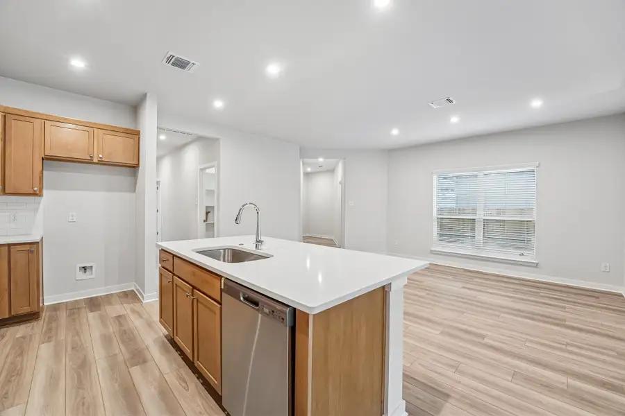 Furnished interior view inside a new home in Hills of Westwood, Temple (Image 7).