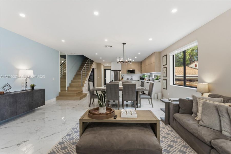 Furnished interior view inside a new home in , Fort Lauderdale (Image 25).