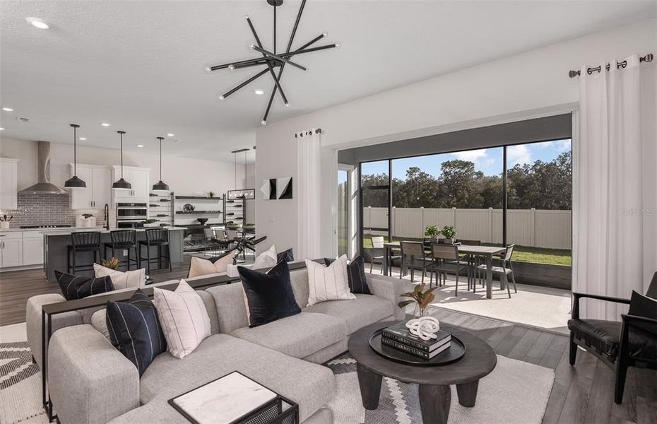 Furnished interior view inside a new home in Caldera, Spring Hill (Image 19). Furnished interior view inside a new home in Caldera, Spring Hill (Image 19).