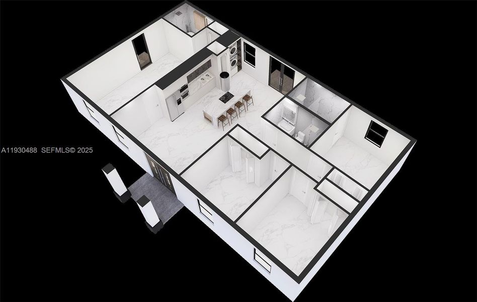 2D floor plan layout of this home in , Lehigh Acres, FL (Image 5).