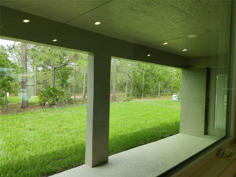 Exterior details and patio area of a home in Royal Highlands, Weeki Wachee (Image 3).