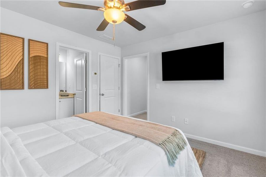 Furnished interior view inside a new home in , Lawrenceville (Image 17).