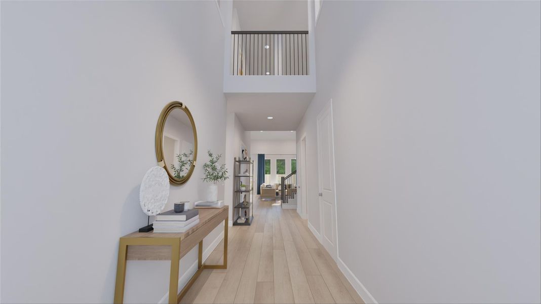 Furnished interior view inside a new home in Oakberry Trails, Waller (Image 22). Furnished interior view inside a new home in Oakberry Trails, Waller (Image 22).