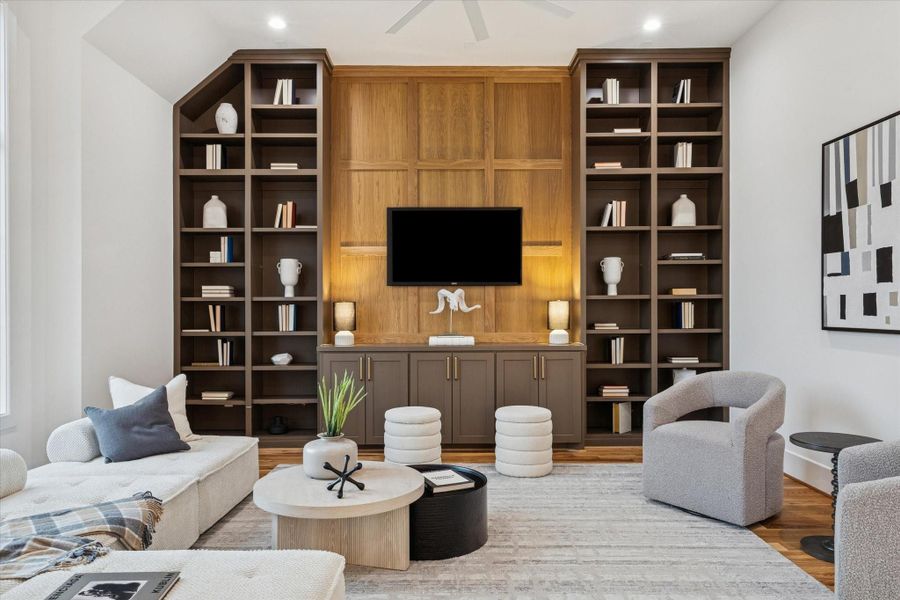 Furnished interior view inside a new home in , Houston (Image 12).