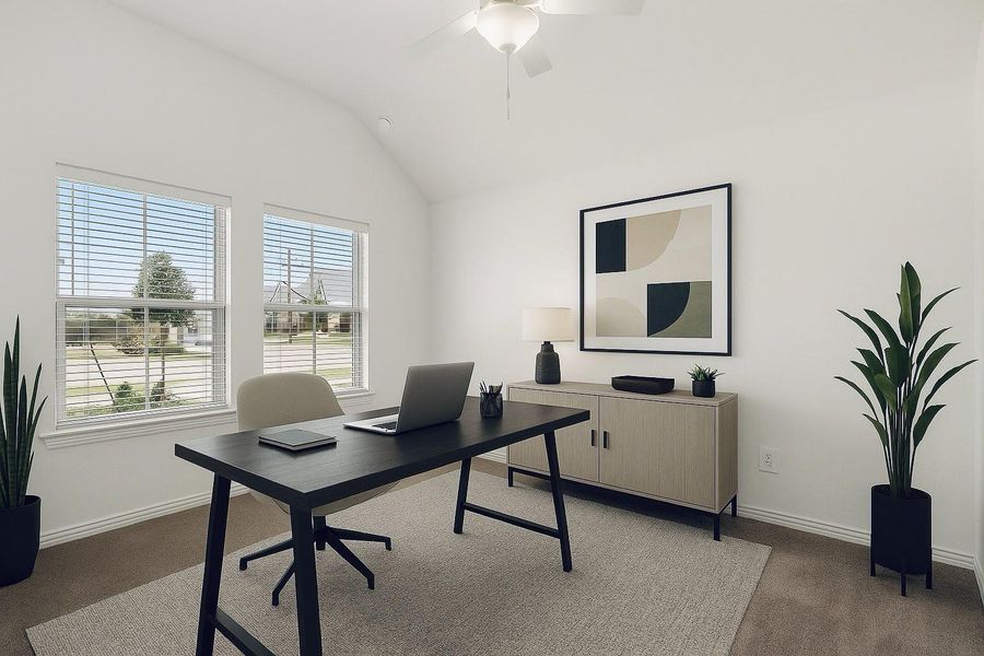 Furnished interior view inside a new home in , Katy (Image 6).