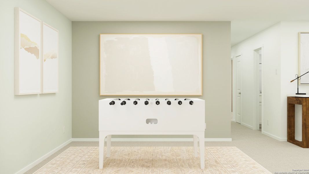 Furnished interior view inside a new home in Enclave at Horizon Pointe, Converse (Image 10).