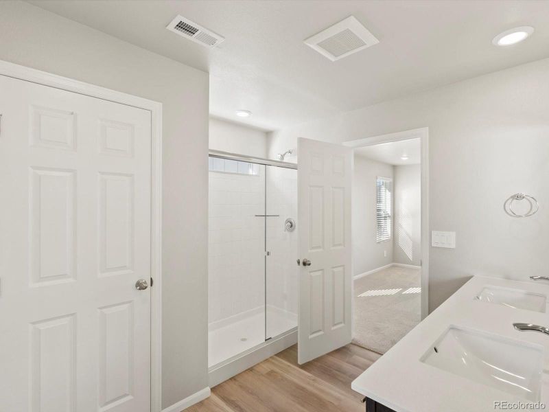 Furnished interior view inside a new home in Revere at Johnstown, Johnstown (Image 12).