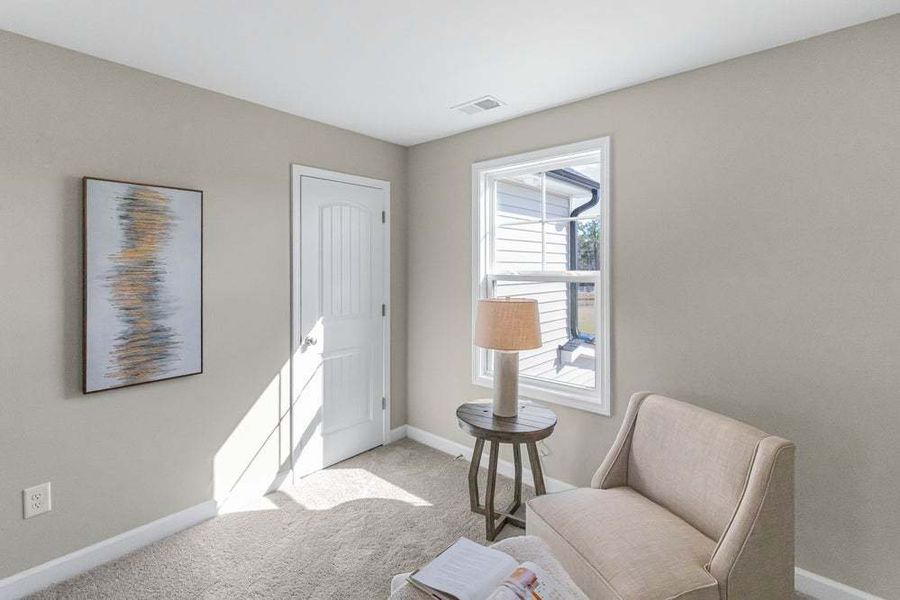 Representative furnished interior of a home built from the Aberdeen by Caviness & Cates Communities in Bartlett Manor, Youngsville (Image 47).