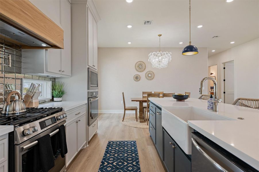 Furnished interior view inside a new home in , Crystal Beach (Image 26).