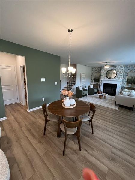Furnished interior view inside a new home in Kingsmere Estates, Loganville (Image 8).