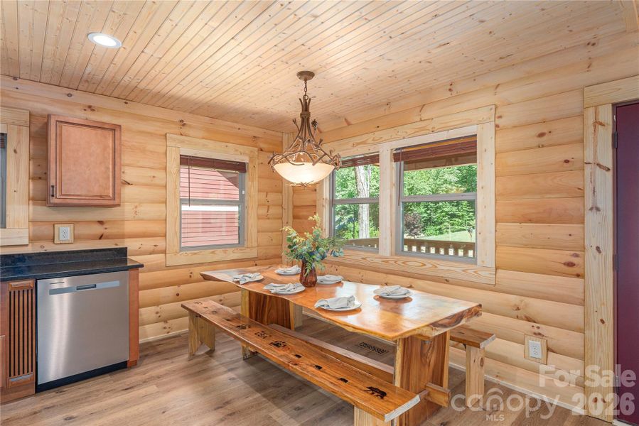 Furnished interior view inside a new home in , Maggie Valley (Image 16).