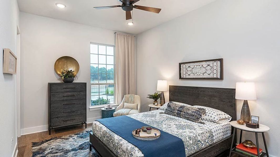 Furnished interior view inside a new home in Travisso, Leander (Image 19).