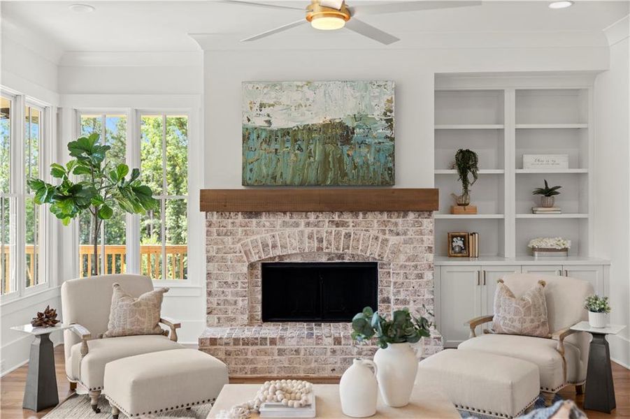 Furnished interior view inside a new home in Woodford, Acworth (Image 8). Furnished interior view inside a new home in Woodford, Acworth (Image 8).