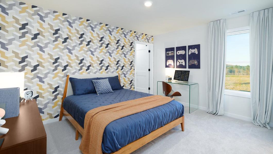 Furnished interior view inside a new home in Westport, York (Image 31).