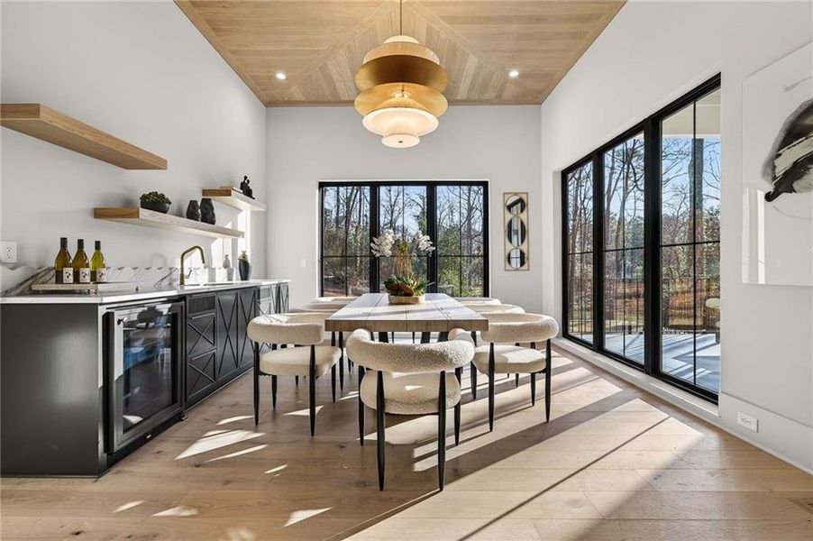 Furnished interior view inside a new home in , Atlanta (Image 15).