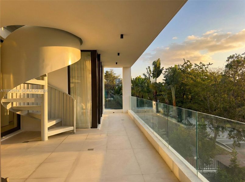 Exterior details and patio area of a home in , Miami Beach (Image 37).