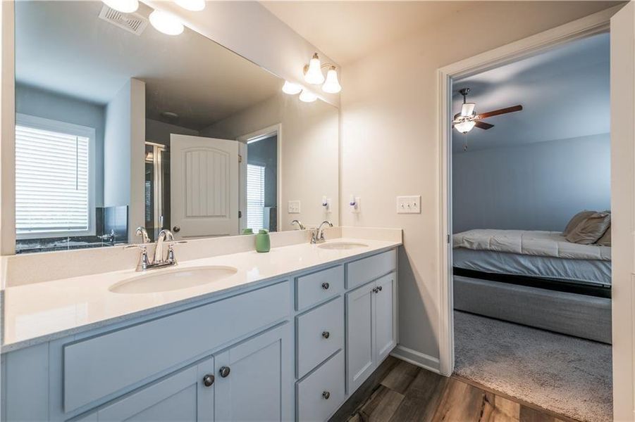 Furnished interior view inside a new home in , Atlanta (Image 9).