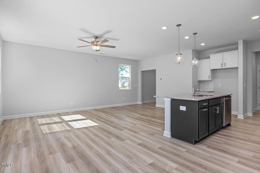 Spacious, unfurnished interior of a new home in Gregory Village Townhomes, Lillington (Image 10). Spacious, unfurnished interior of a new home in Gregory Village Townhomes, Lillington (Image 10).