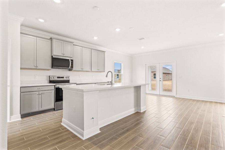 Furnished interior view inside a new home in Natureview, Freeport (Image 16).