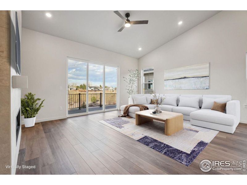 Furnished interior view inside a new home in , Fort Collins (Image 14).
