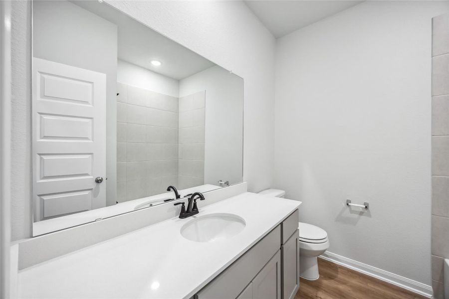 Furnished interior view inside a new home in Barton Place, Cleveland (Image 8).