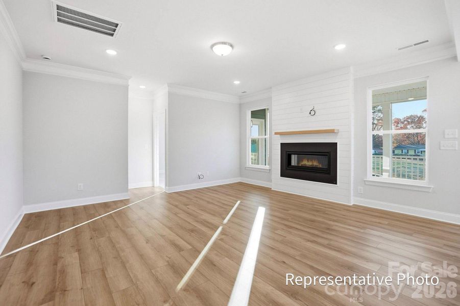 Spacious, unfurnished interior of a new home in Waterford Commons, Rock Hill (Image 36).