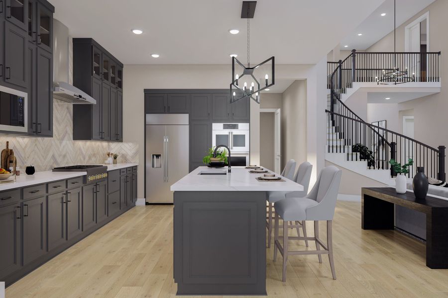 Image 23 representing the Lamesa by Tri Pointe Homes in Harvest Green, Richmond, TX.