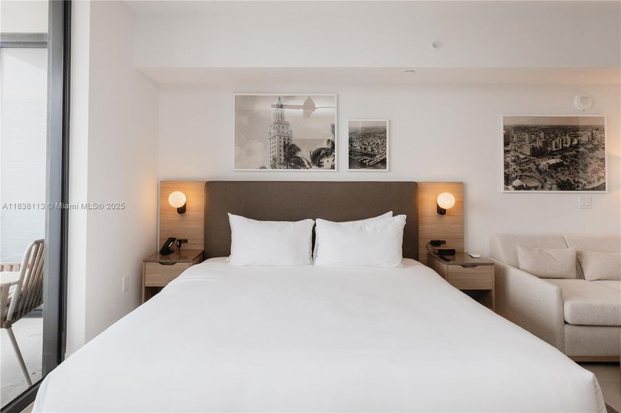 Furnished interior view inside a new home in Gale Hotel & Residences Miami (former Natiivo), Miami (Image 15).