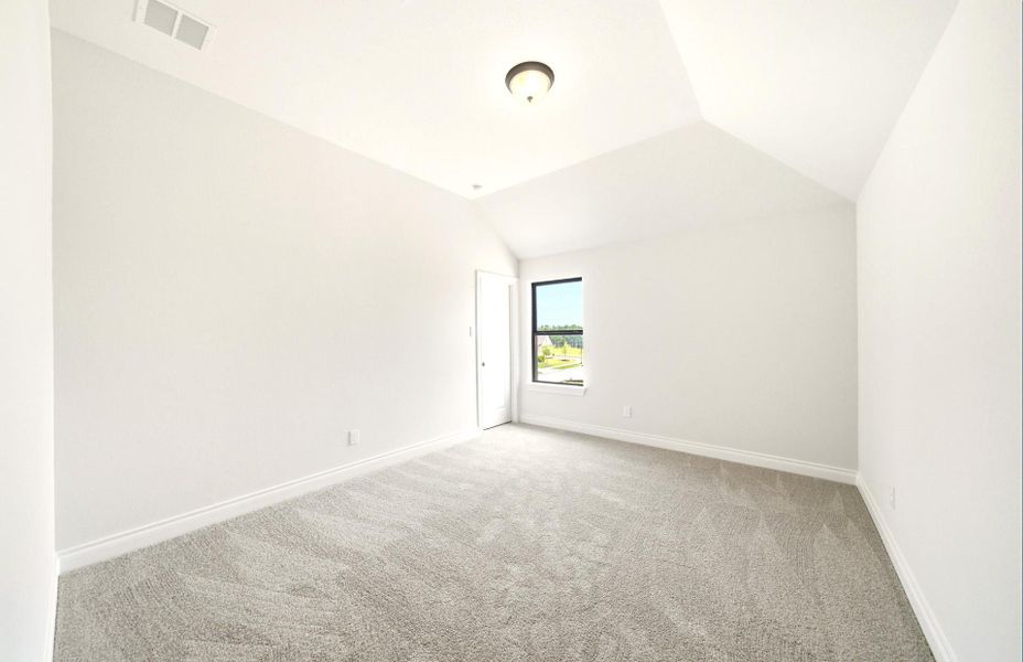 Spacious, unfurnished interior of a new home in Bridgeland 60′, Cypress (Image 40).