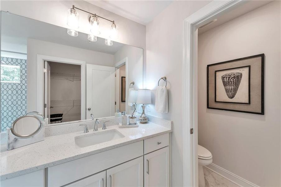 Furnished interior view inside a new home in , Marietta (Image 39).