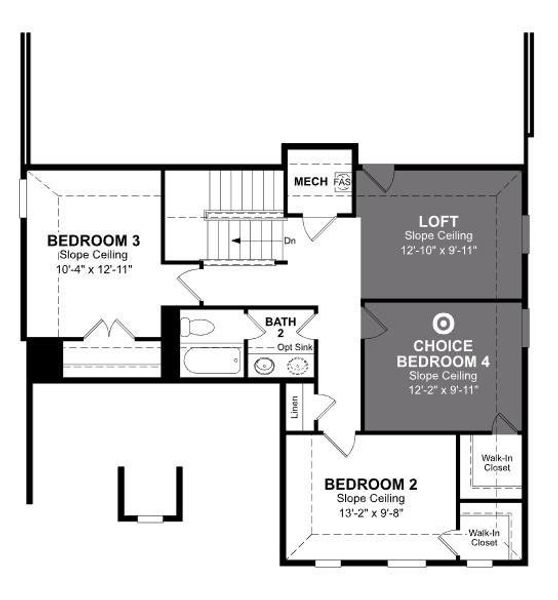 Beazer Homes Stark Farms Cascade Floorplan.