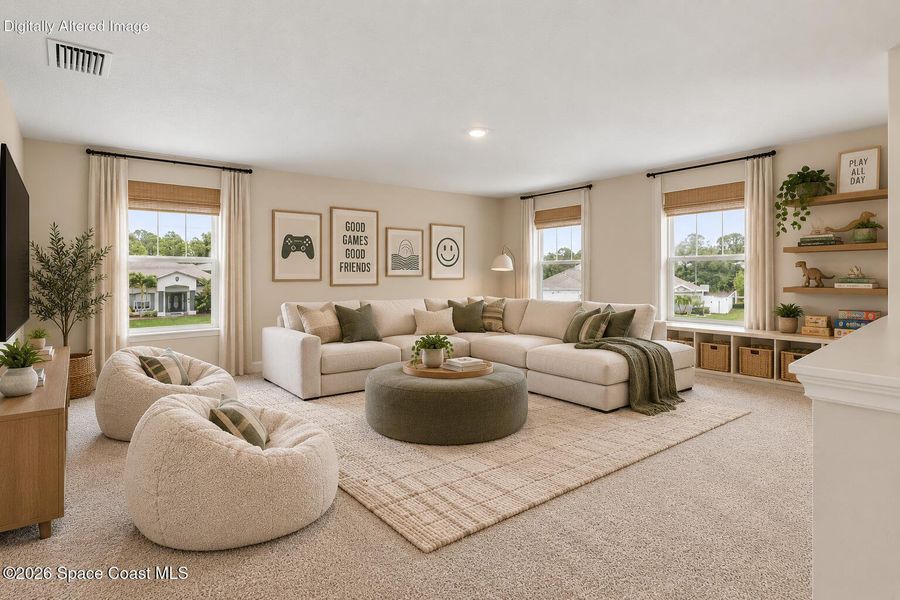 Furnished interior view inside a new home in St. John's Preserve, Palm Bay (Image 7).