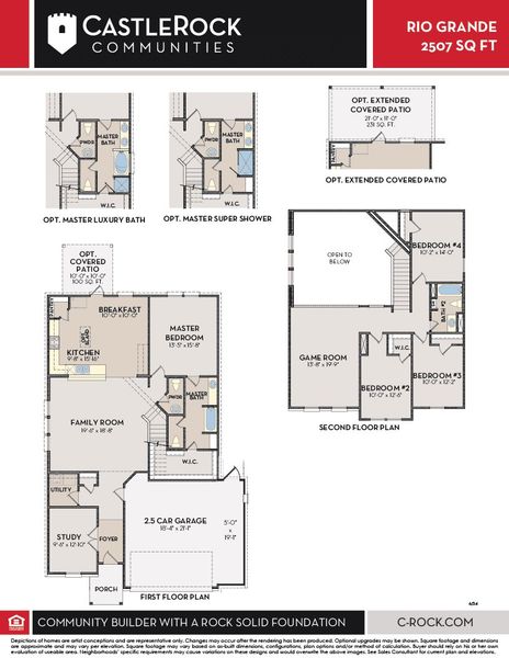 2D floor plan layout of this home in Sagebrook, Argyle, TX (Image 4). 2D floor plan layout of this home in Sagebrook, Argyle, TX (Image 4).