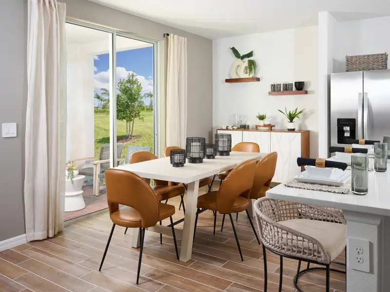 Furnished interior view inside a new home in Villamar - Classic Series, Winter Haven (Image 3).